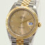 Unworn Rolex Datejust 41 Ref 126333 Steel 18K Gold Champagne Diamond Dial